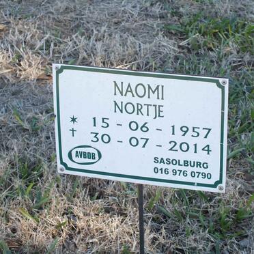 NORTJE Naomi 1957-2014