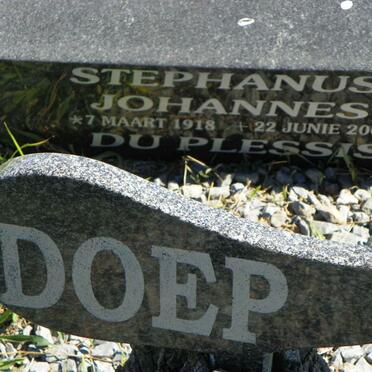 PLESSIS Stephanus Johannes, du 1918-2004
