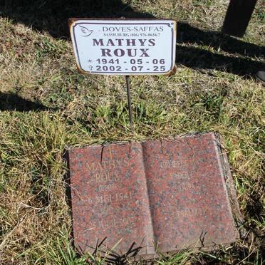 ROUX Mathys 1941-2002