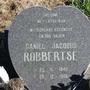 ROBBERTSE Daniel Jacobus 1942-1986