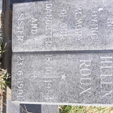 ROUX Helen 1984-1991