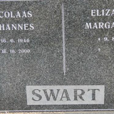 SWART Nicolaas Johannes 1946-2000 &amp; Elizabeth Margaretha 1946-