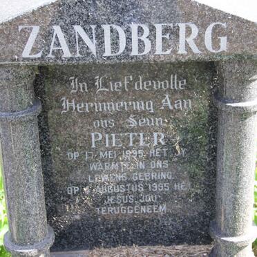 ZANDBERG Pieter 1995-1995