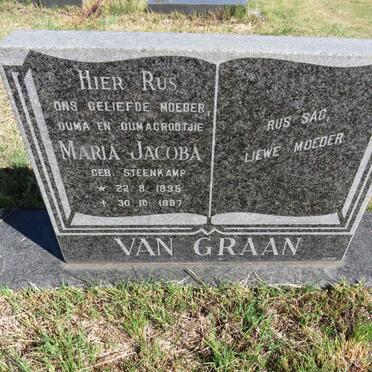 GRAAN Maria Jacoba, van nee STEENKAMP 1895-1987