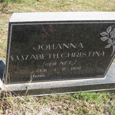 NEL Daniel Jacobus 1926-1991 &amp; Johanna Elizabeth Christina NEL 1931- _2