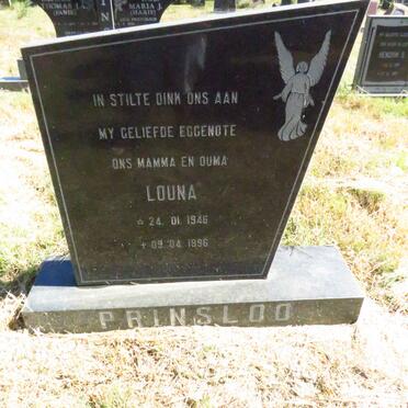 PRINSLOO Louna 1946-1996