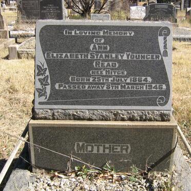 READ Ann Elizabeth Stanley Younger nee HITGE 1864-1946