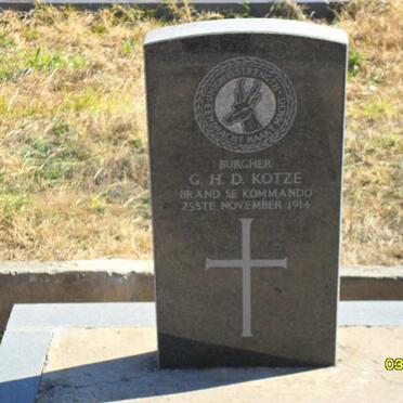 KOTZE G.H.D. ?-1914