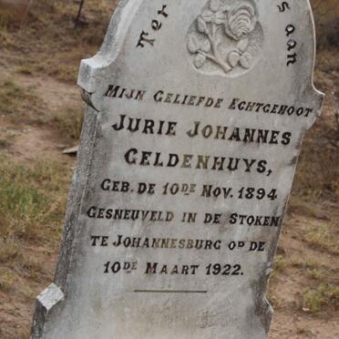 GELDENHUYS Jurie Johannes 1894-1922