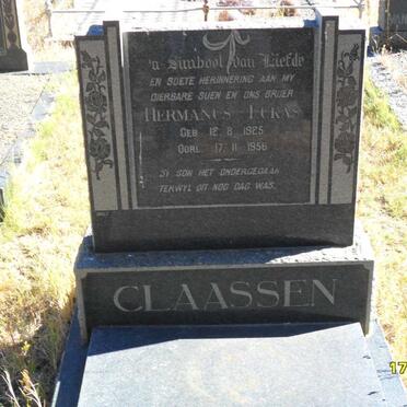 CLAASSEN Hermanus Lukas 1925-1956