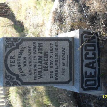 DEACON William John 1857-1943