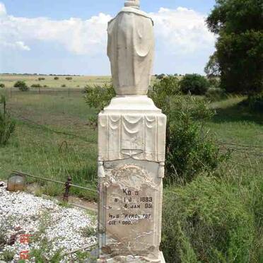 Free State, THEUNISSEN district, Strijdfontein, farm cemetery