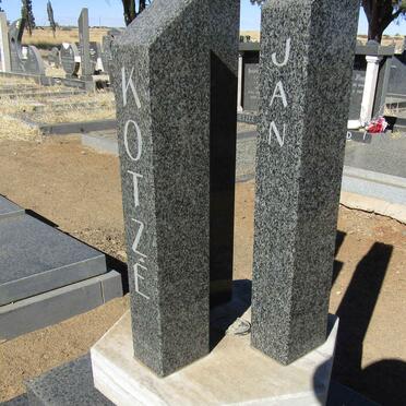 KOTZE Jacobus Jan 1937-1988