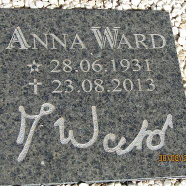 WARD Anna 1931-2013
