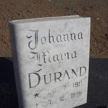 DURAND Johanna Maria 1911-1995