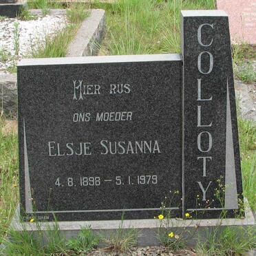 COLLOTY Elsje Susanna 1898-1979