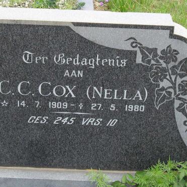 COX C.C. 1909-1980