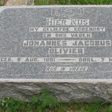 OLIVIER Johannes Jacobus 1881-1947