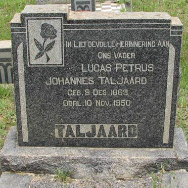TALJAARD Lucas Petrus Johannes 1869-1950