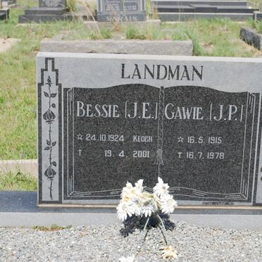 LANDMAN J.P. 1915-1978 &amp; J.E. KEOGH 1924-2001
