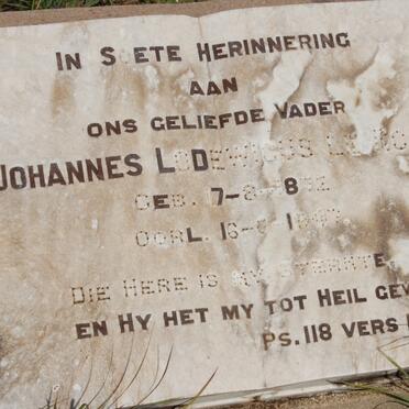 ROUX Johannes Lodewicus, le 1872-1947