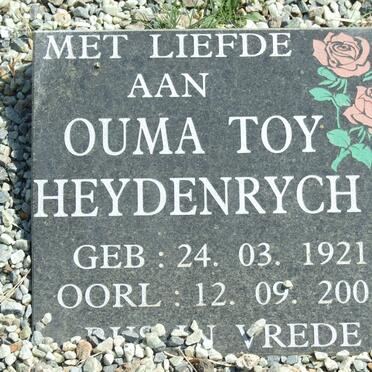 HEYDENRYCH Koos 1911-1989 &amp; Toy 1921-2008