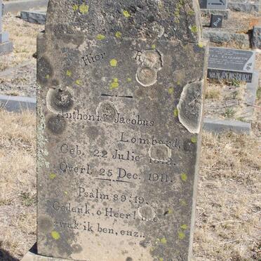 LOMBARD Anthoni Jacobus 1842-1911