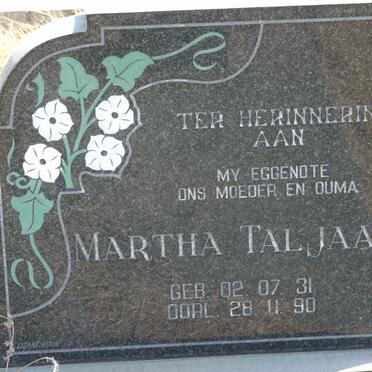 TALJAARD Martha 1931-1990
