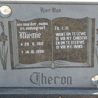 THERON Miemie 1912-1998