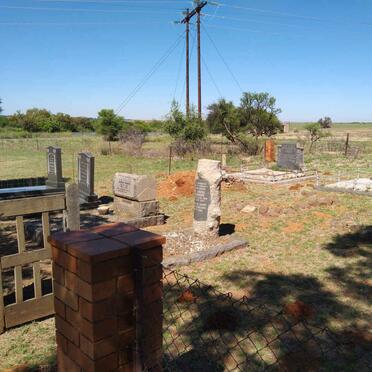 Free State, VIRGINIA district, Virginia 15, Die Hoenderhok, farm cemetery