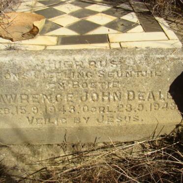 DEALE Lawrence John 1943-1943