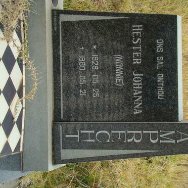 LAMPRECHT Hester Johanna 1929-1980