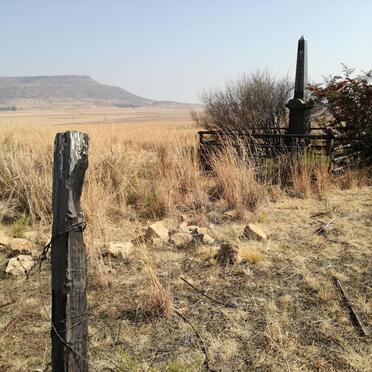 Free State, VREDE district, Vrede, Bethanie 604, farm cemetery