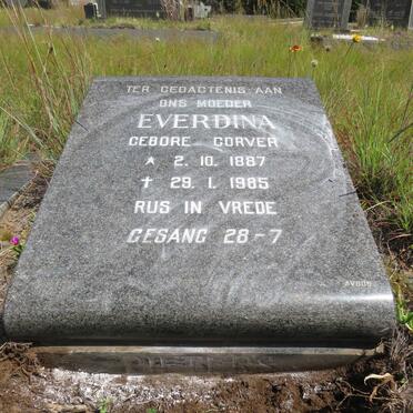PIETERS Everdina nee CORVER 1887-1985