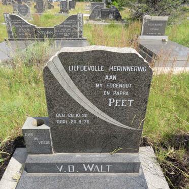 WALT Peet, v.d. 1932-1975