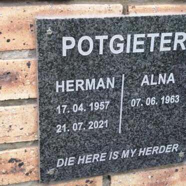 1POTGIETER Herman 1957-2021 &amp; Alna 1963-