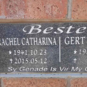 BESTER Gert Hendrik 1938- &amp; Rachel Catharina 1941-2015