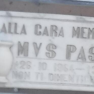 PASCHINI M.V.S. 1965-1984