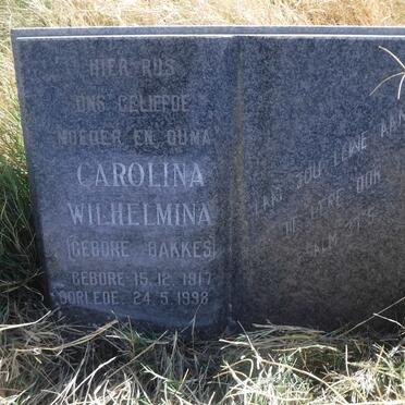 BOSHOFF Eliza Johannes 1919-1986 &amp; Carolina Wilhelmina BAKKES 1917-1998