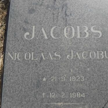 JACOBS Nicolaas Jacobus 1923-1984 