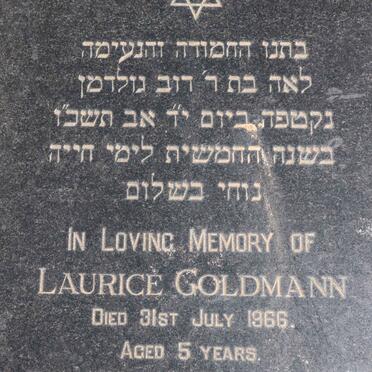 GOLDMANN Laurice -1966