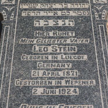 STEIN Leo 1871-1924