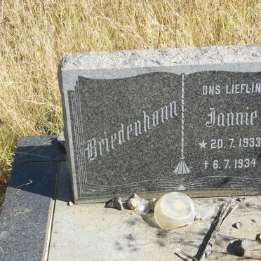 BRIEDENHANN Jannie 1933-1934