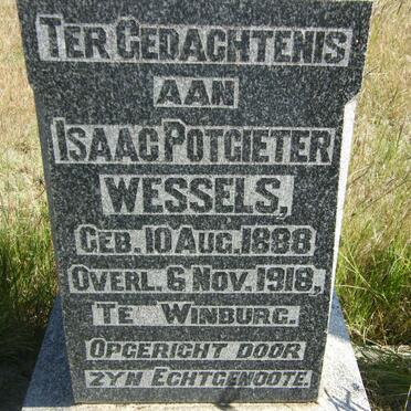 WESSELS Isaac Potgieter 1888-1918
