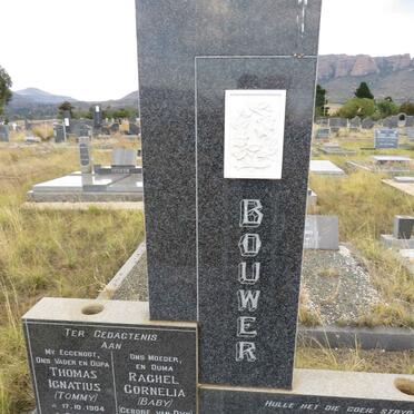 BOUWER Thomas Ignatius 1904-1974 & Rachel Cornelia VAN DYK 1906-1977