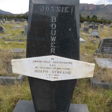 BOUWER Joseph Sybrand 1934-1975