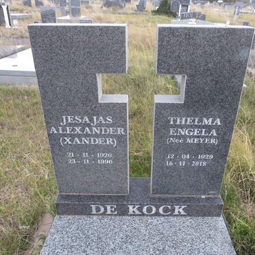 KOCK Jesajas Alexander, de 1920-1996 & Thelma Engela MEYER 1929-2018 
