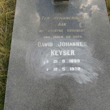 KEYSER Dawid Johannes 1899-1978