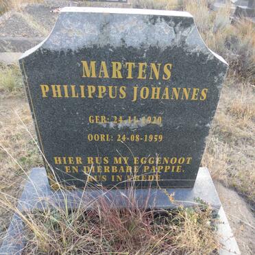 MARTENS Philippus Johannes 1920-1959