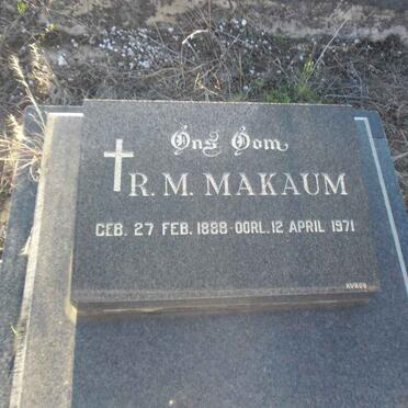 MAKAUM R.M. 1888-1971